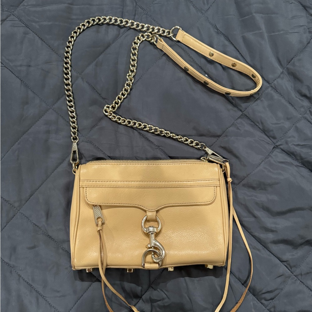 Rebecca minkoff beige MAC crossbody bag